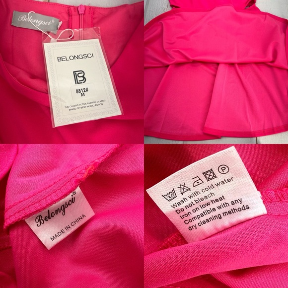 NWT Sweet and Cute Sleeveless Racerback Flared Swing A-Line Waist Hollow Out M - Picture 13 of 17